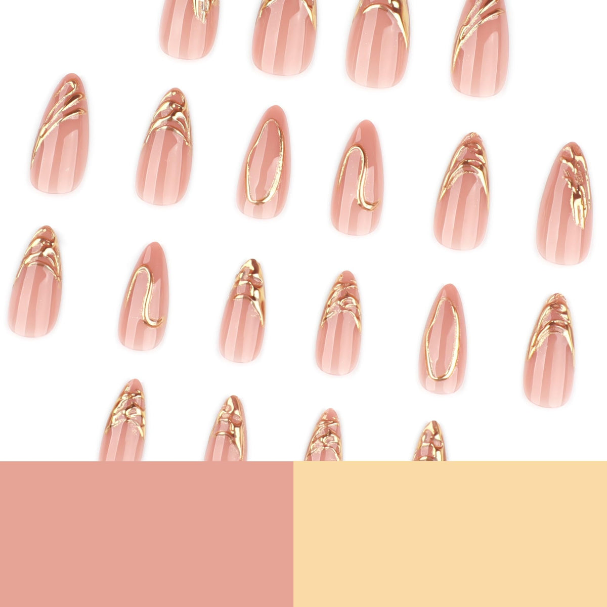 Nail file included with CTTHNBD almond press on nails