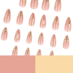 Nail file included with CTTHNBD almond press on nails