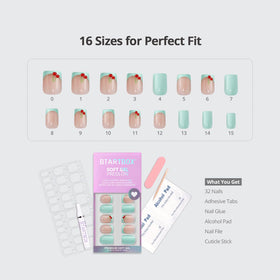 Nail glue and adhesive tabs from BTArtbox Press On Nails kit