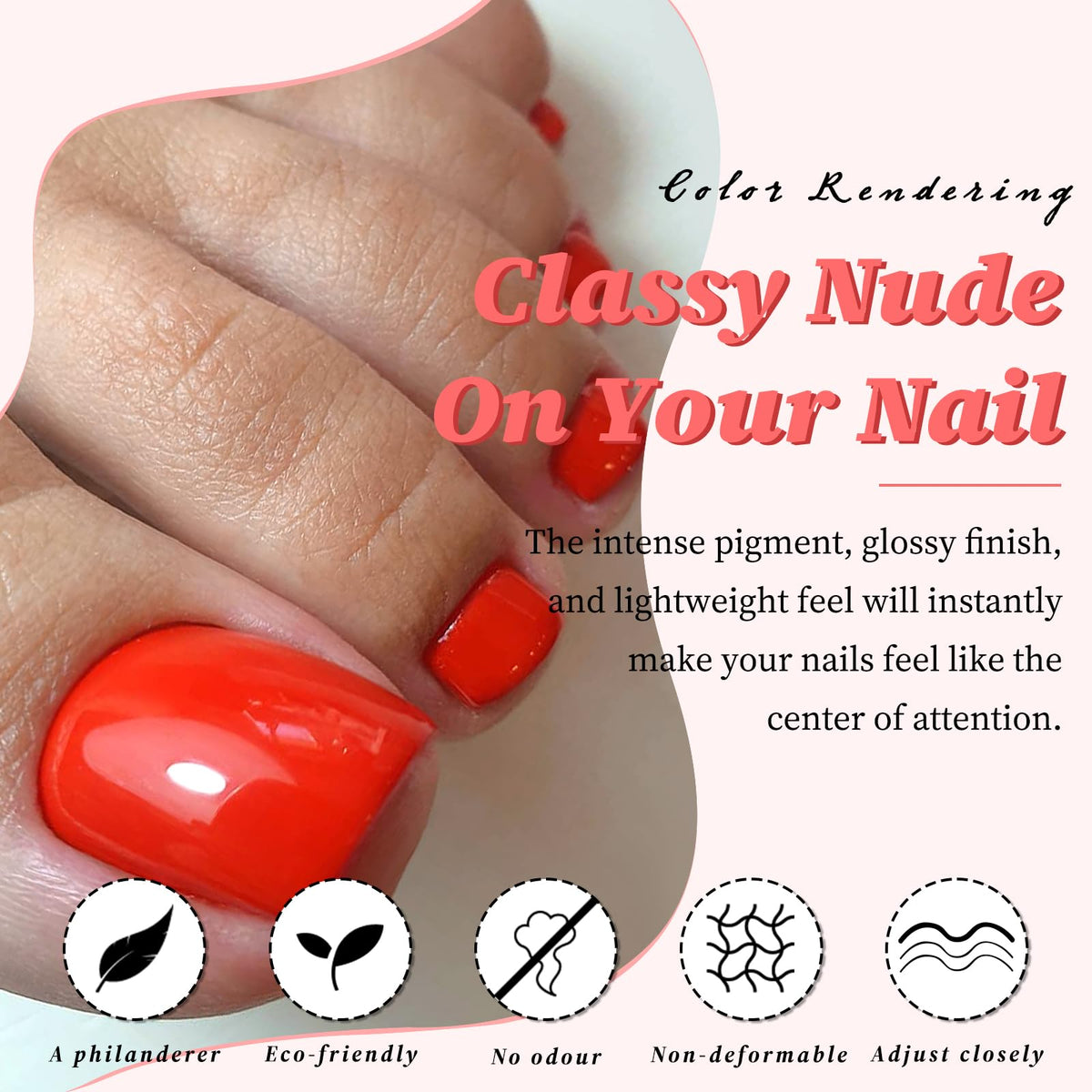 Nail glue and adhesive tabs included in the kit