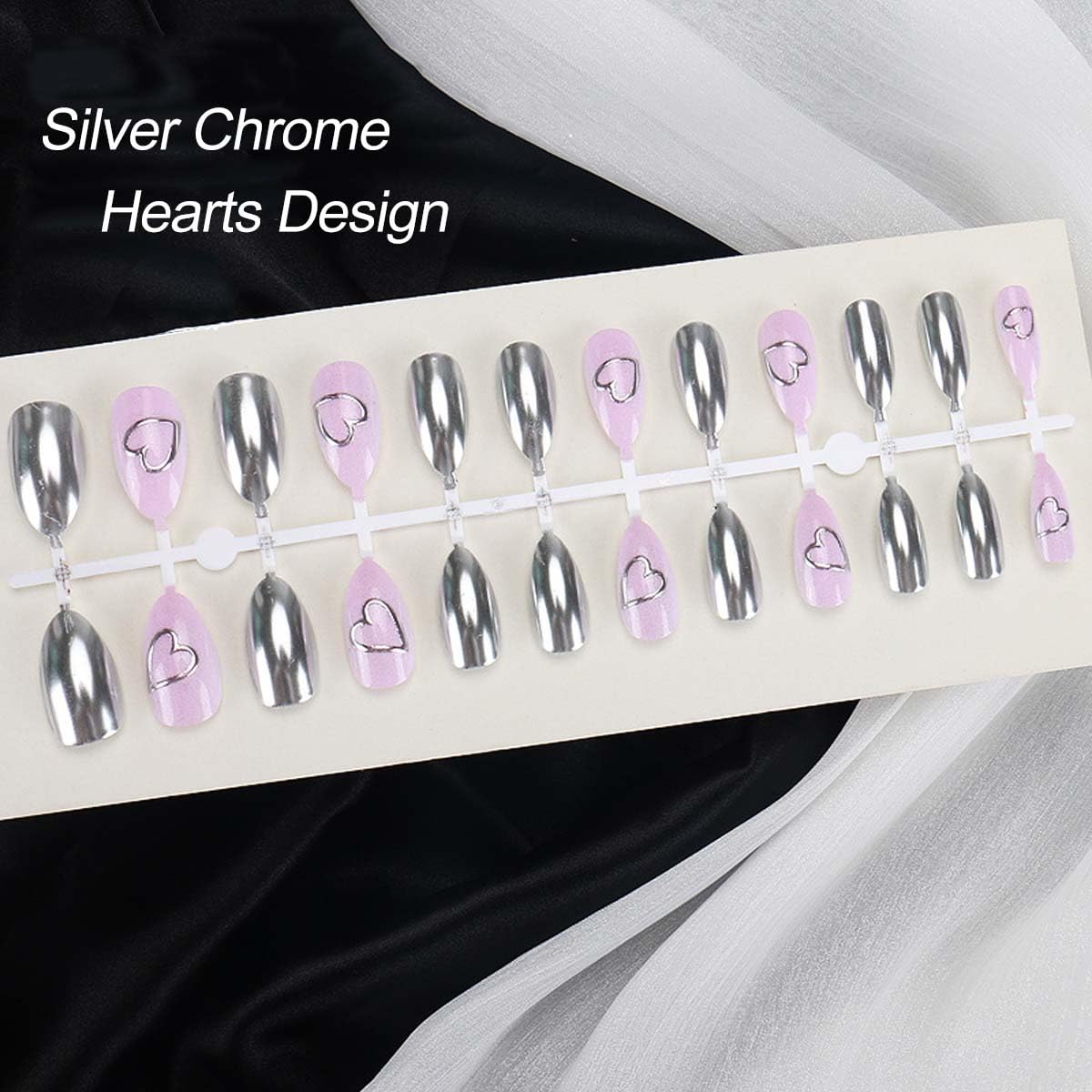 Nail kit including file and jelly stickers for press on nails