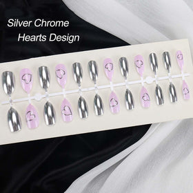 Nail kit including file and jelly stickers for press on nails