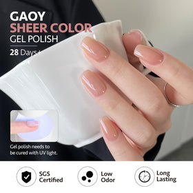 Nail lamp curing GAOY gel polish for a perfect finish