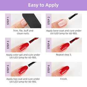 Nail lamp curing gel polish from JODSONE Gel Nail Polish Kit