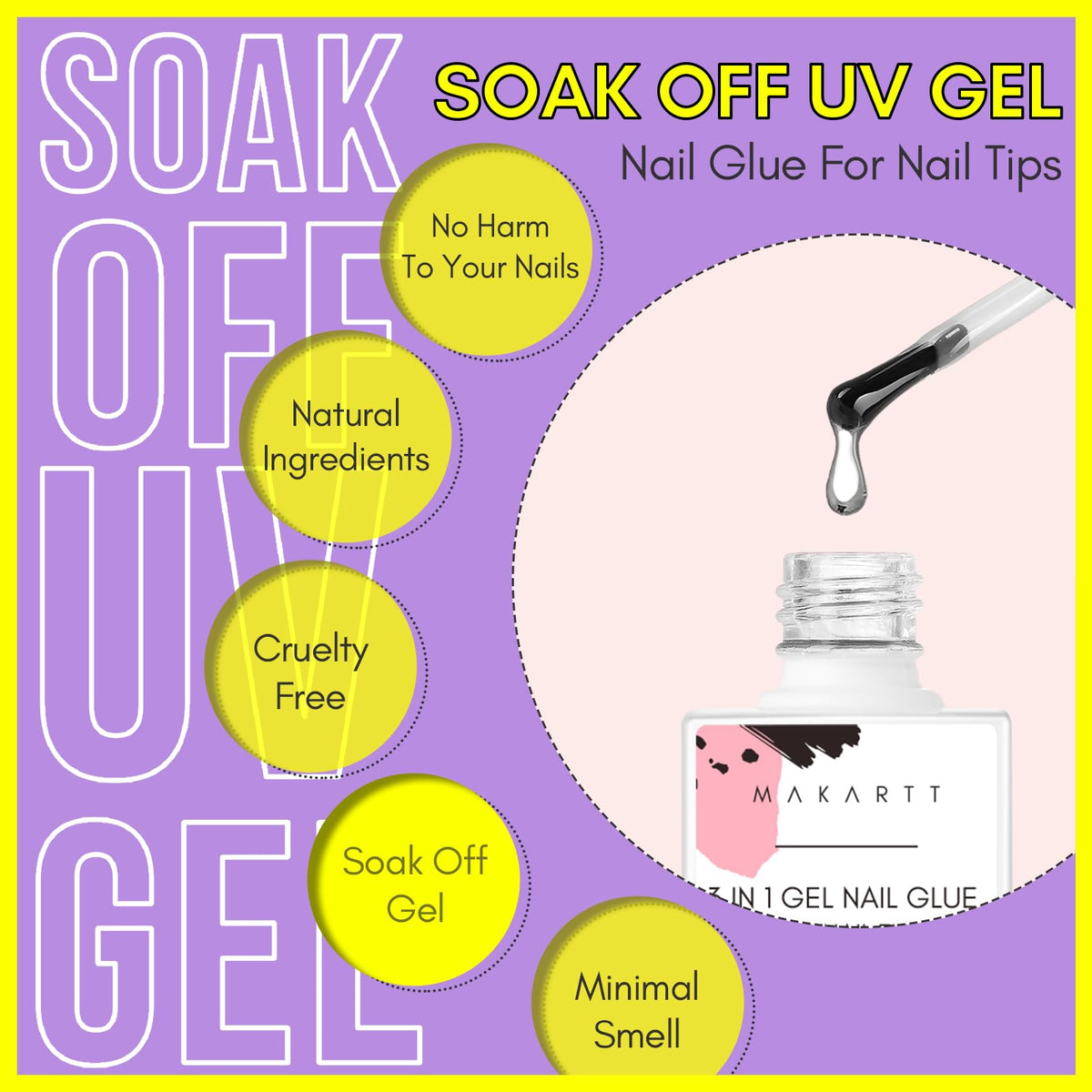 Nail lamp curing Makartt Gel Nail Glue