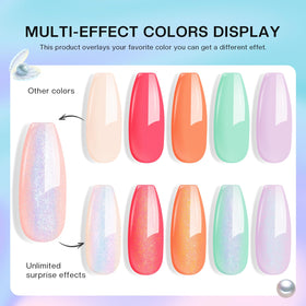 Nail polish set in elegant packaging