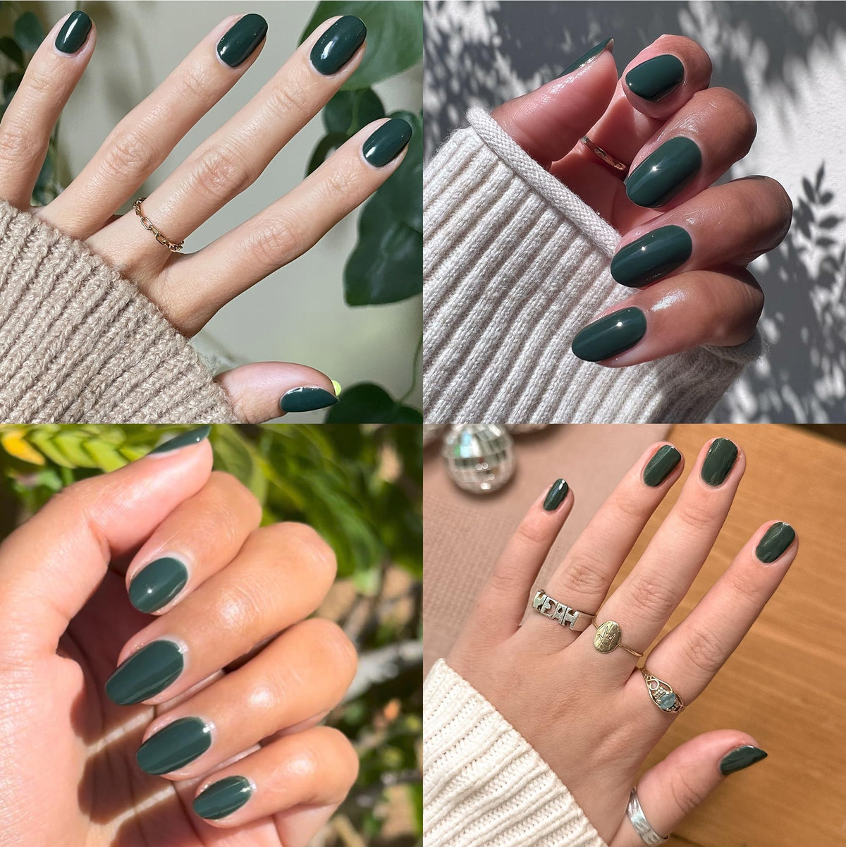Nail polish swatch showing rich colour application