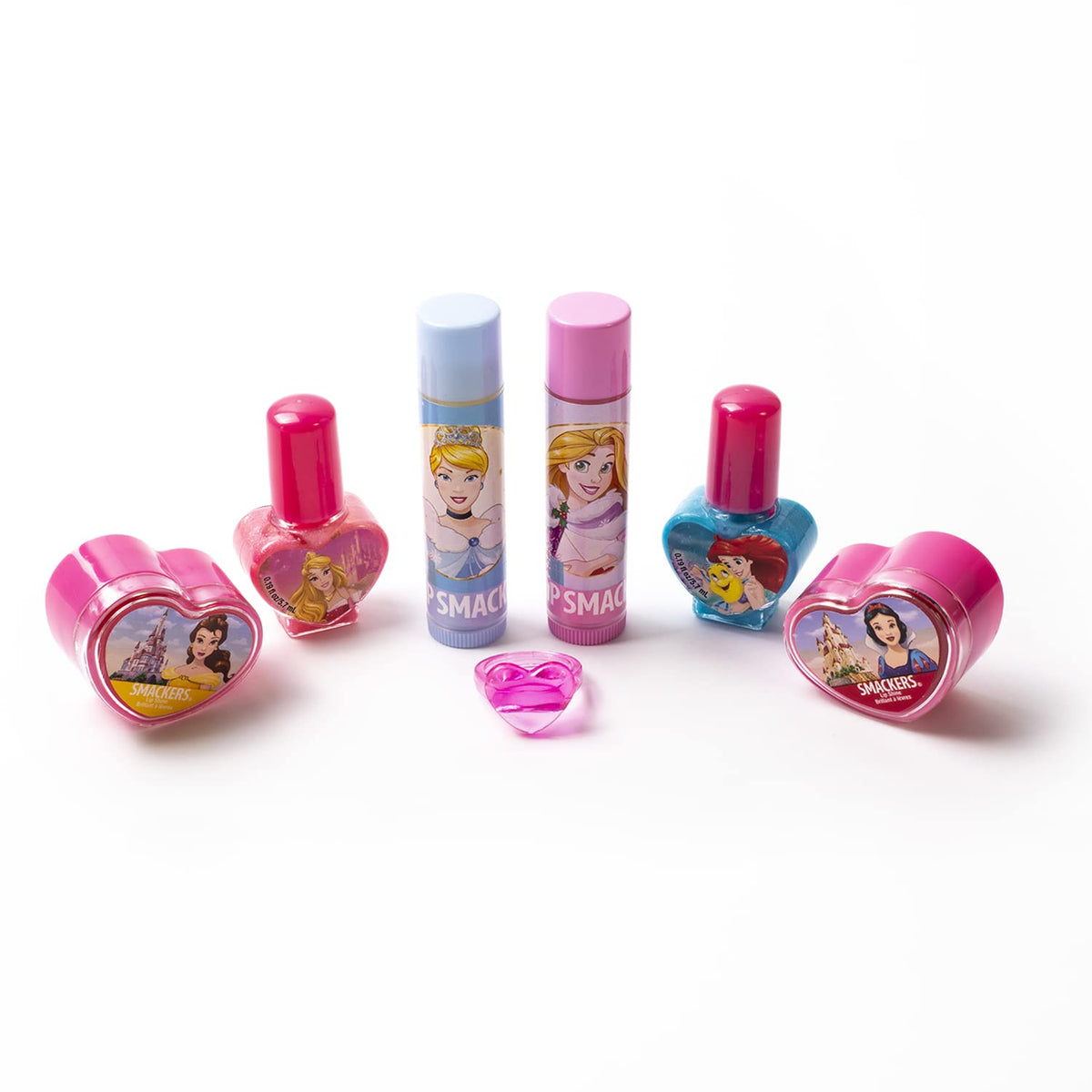 Nail polishes included in the Lip Smacker Disney Princess Tote
