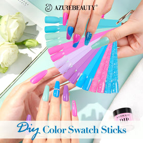 Nail polishing block included in AZUREBEAUTY kit