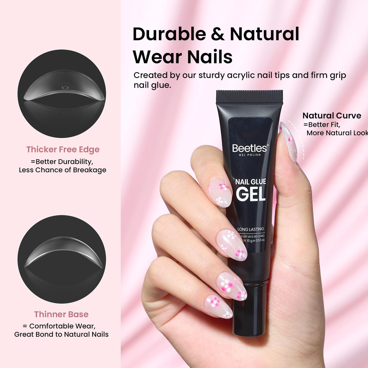 Nail Primer and Dehydrator bottles from beetles Gel Nail Kit