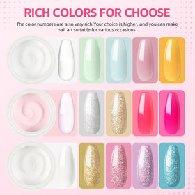 Nail rhinestones included in COSCELIA Acrylic Nail Kit