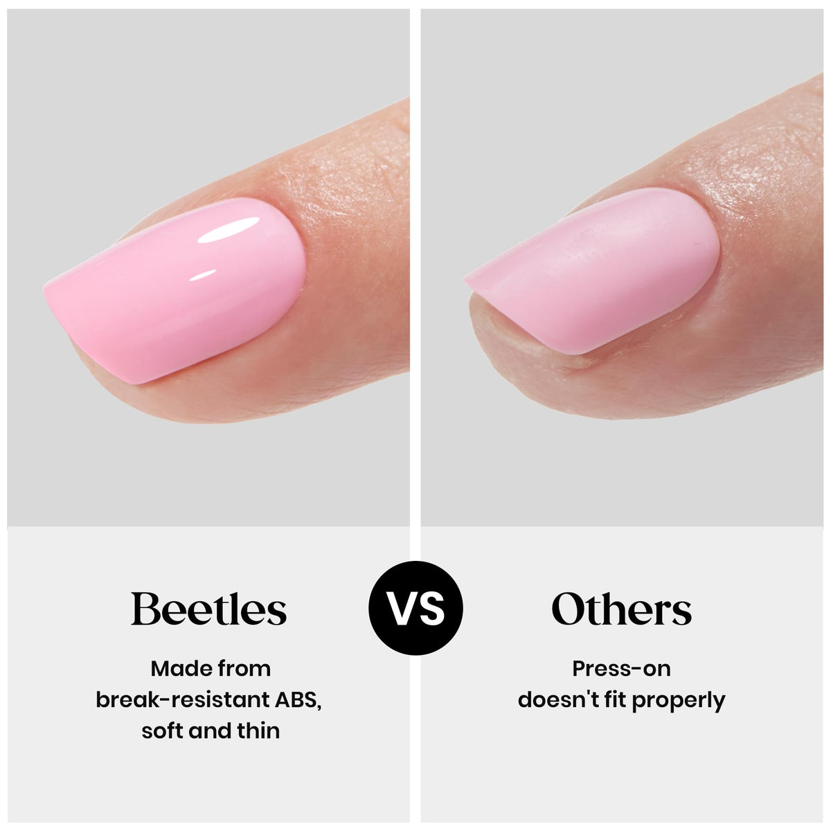 Nail stickers included in the Beetles Press On Nails Kit