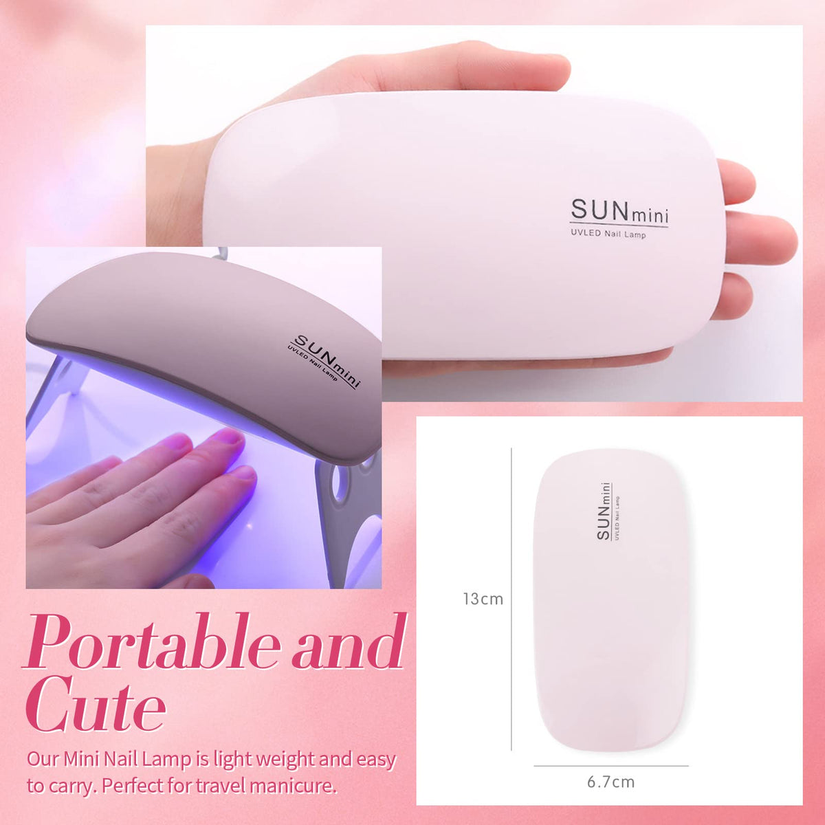 Nail tips and clips included in the kit