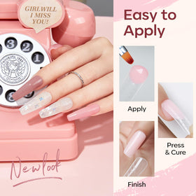 nail tips clip and spatula from modelones kit