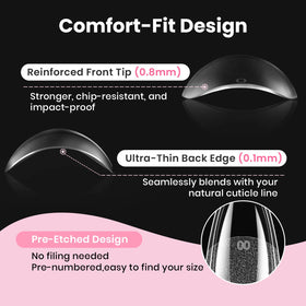 nail tips from beetles Gel Nail Kit shown in packaging