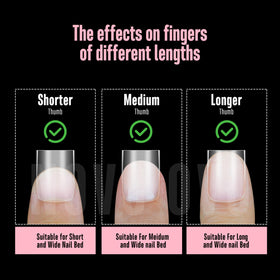 Nail tips in use during a DIY manicure session