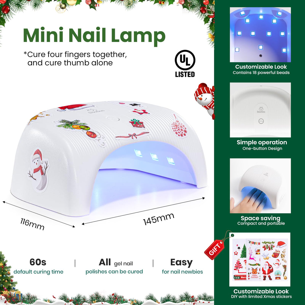 nail tools included in beetles Gel Nail Polish Kit