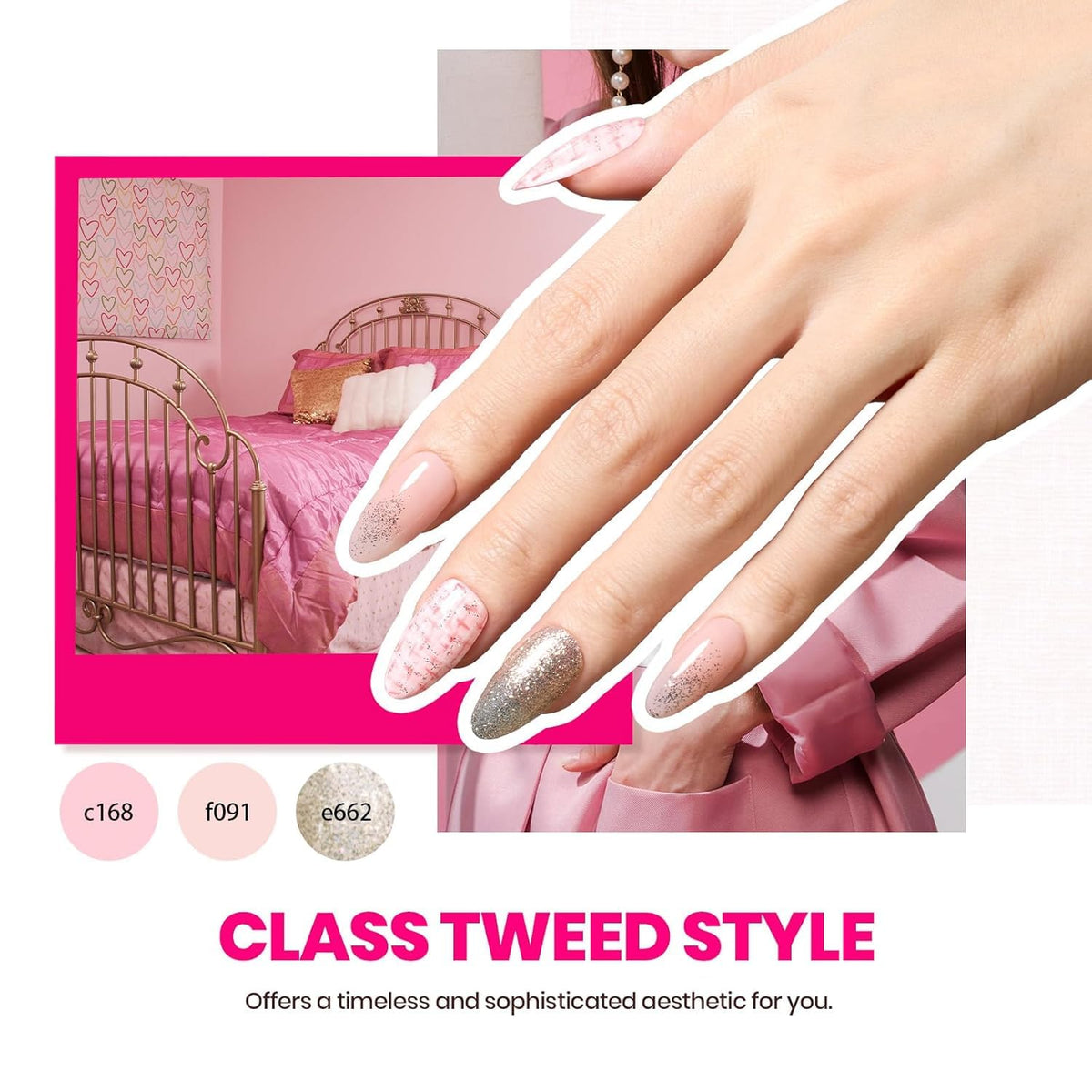 Nail tools included in the beetles Gel Nail Polish Kit