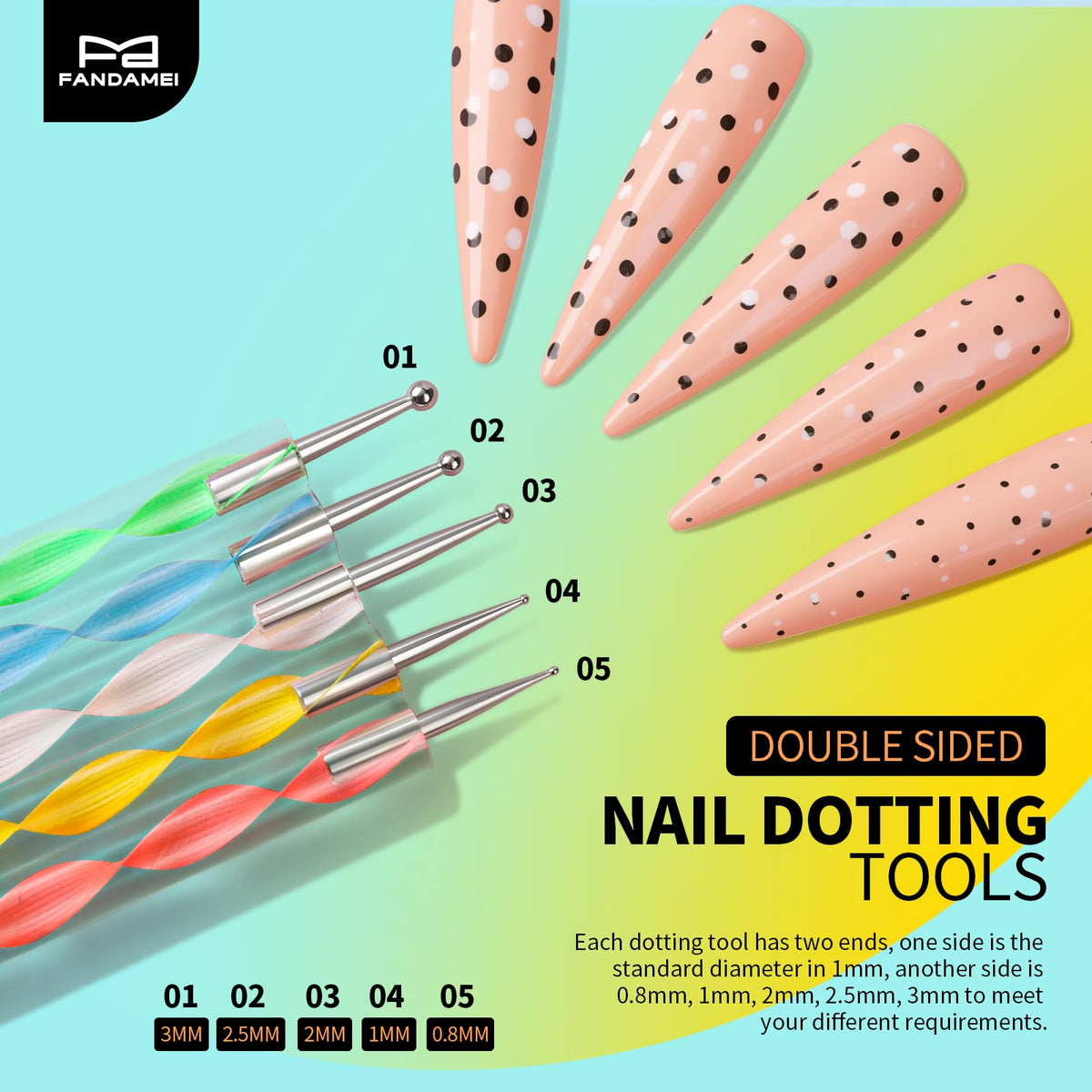 Nail tweezers for precise nail art application