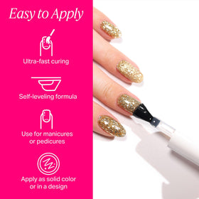 Nailboo Cloud Nine gel polish applied on nails