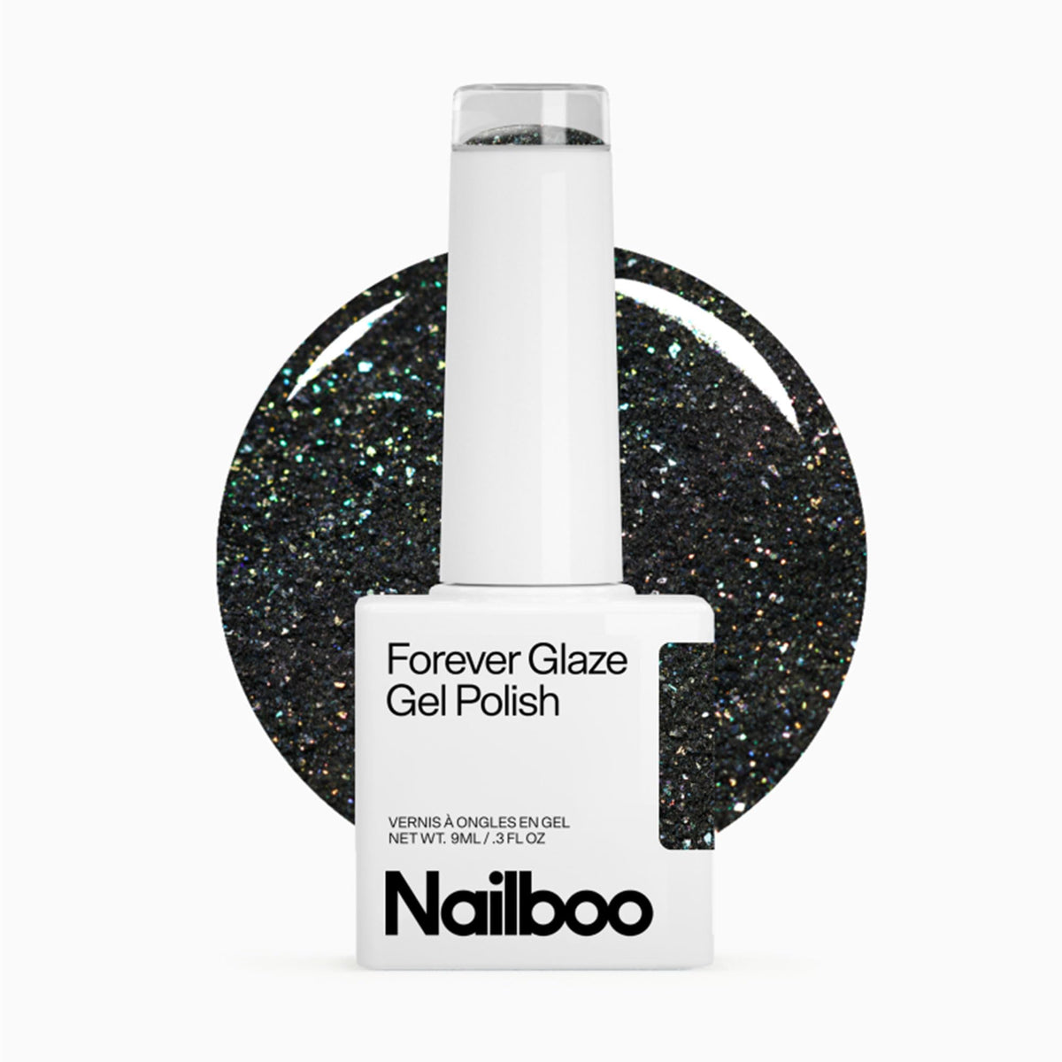 Nailboo Forever Glaze Gel Polish Magic Moon bottle side view