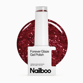 Nailboo Forever Glaze Gel Polish Royal Rose bottle close-up