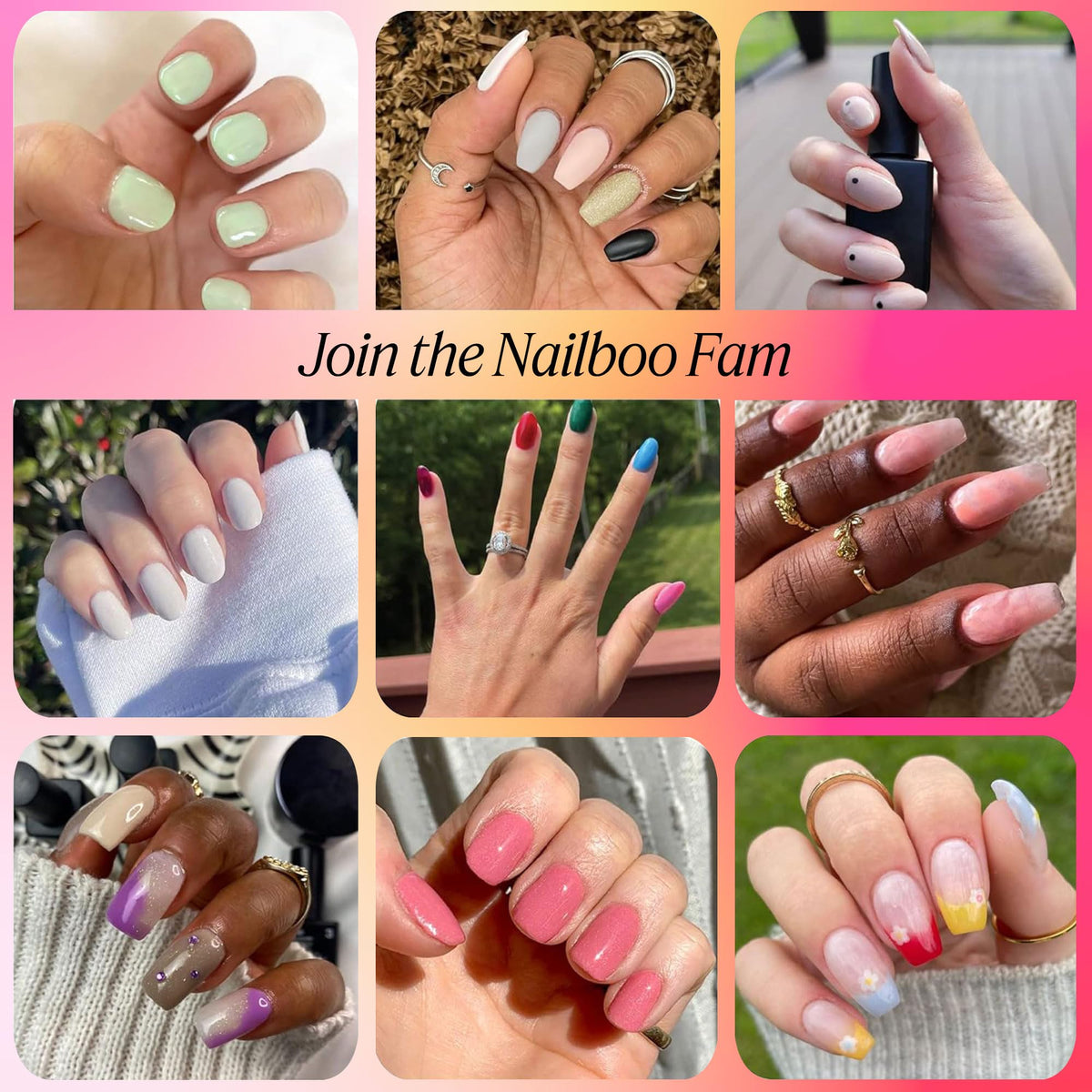 Nailboo Forever Glaze Gel Polish Royal Rose in use on nails