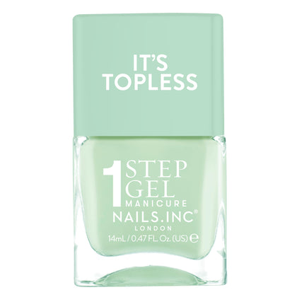 Nails Inc It's Topless Camilla Gel-Like Nail Polish front view