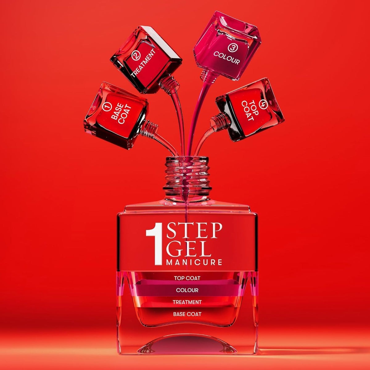 Nails Inc It's Topless Camilla Gel-Like Nail Polish on a vanity