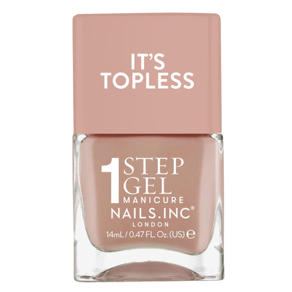Nails Inc It's Topless Madison Tan Nude Gel-Like Nail Polish front view