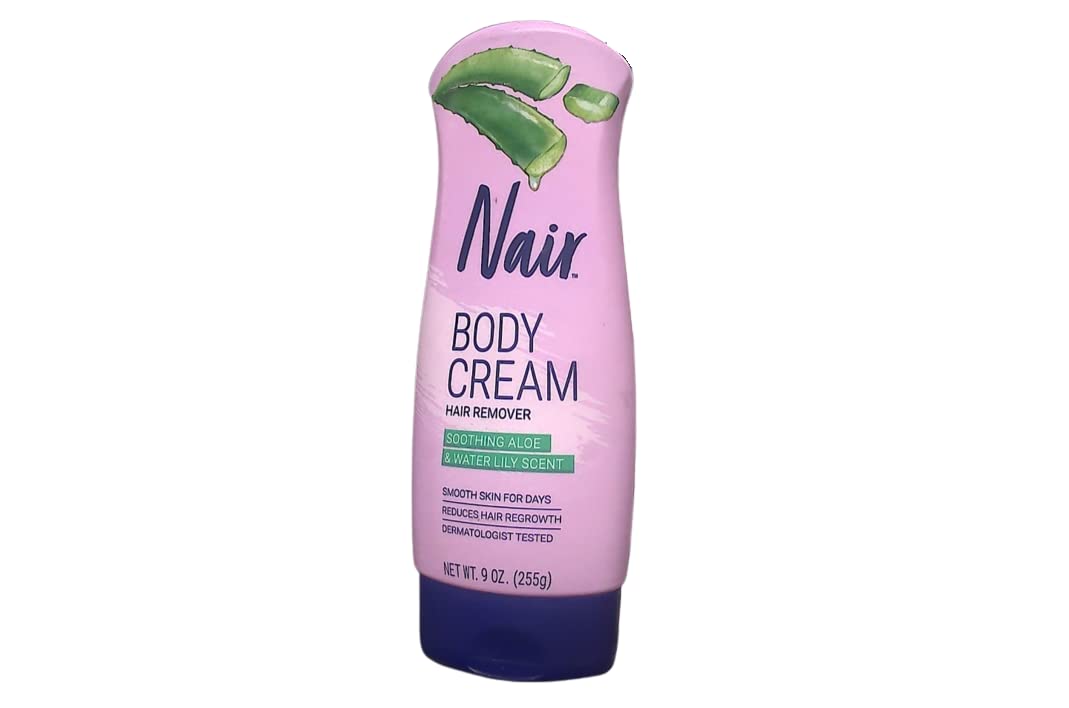 Nair Aloe Vera Lotion 9 oz front view with fresh scent packaging