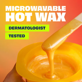 Nair Lux Wax kit packaging with ingredients list