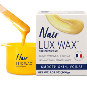 Nair Lux Wax Microwaveable Hot Waxing Kit 7.05 oz front view