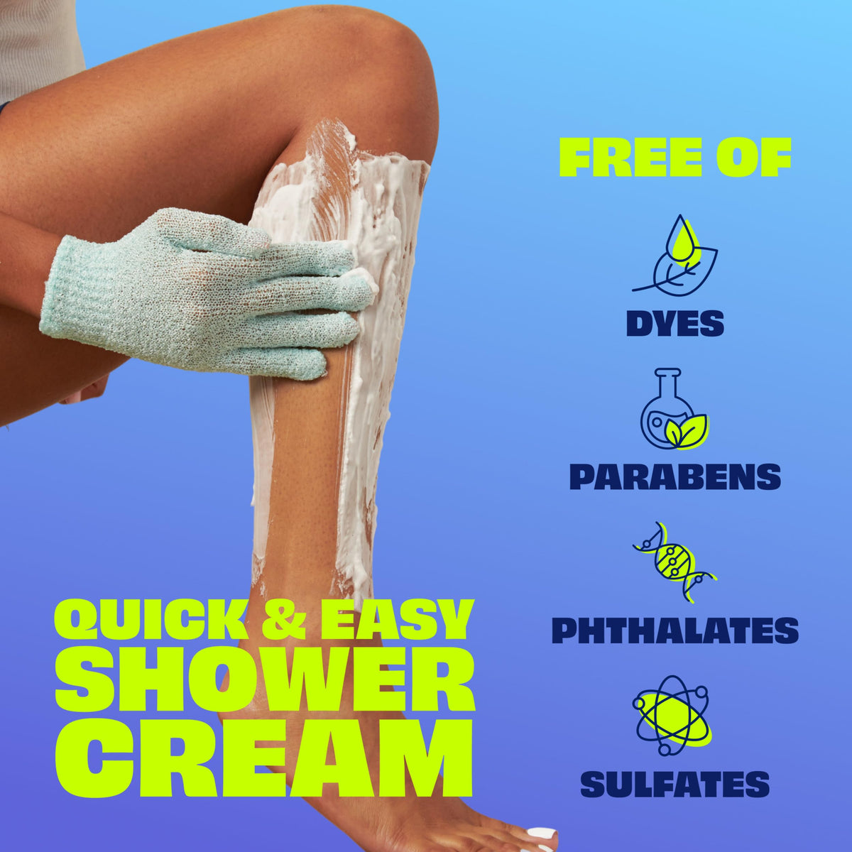 Nair Shower Hair Removal Cream packaging with Moroccan Argan Oil