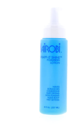 Nairobi Wrapp-It Shine Foaming Lotion 8oz back view