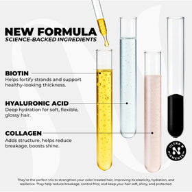 naissant Cool Black Hair Toning Mask packaging with product details