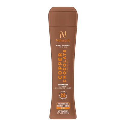 naissant Copper Chocolate Hair Toning Mask front view 10.1 Fl. Oz