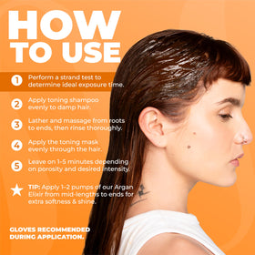 naissant Copper Chocolate Hair Toning Mask side view showing packaging details