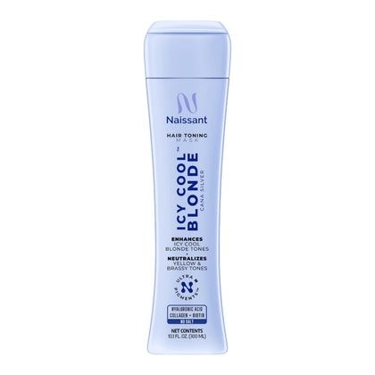 Naissant Icy Cool Blonde Hair Purple Toning Mask front view with packaging