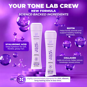 naissant Lilac Violet Hair Toning Mask side view