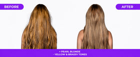 Naissant Pearl Blonde Hair Purple Toning Mask side view