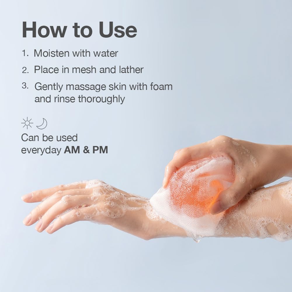 Naisture Be Bare Jelly Ball Cleanser in use on skin