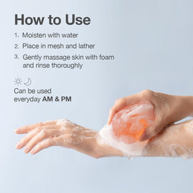 Naisture Be Bare Jelly Ball Cleanser in use on skin