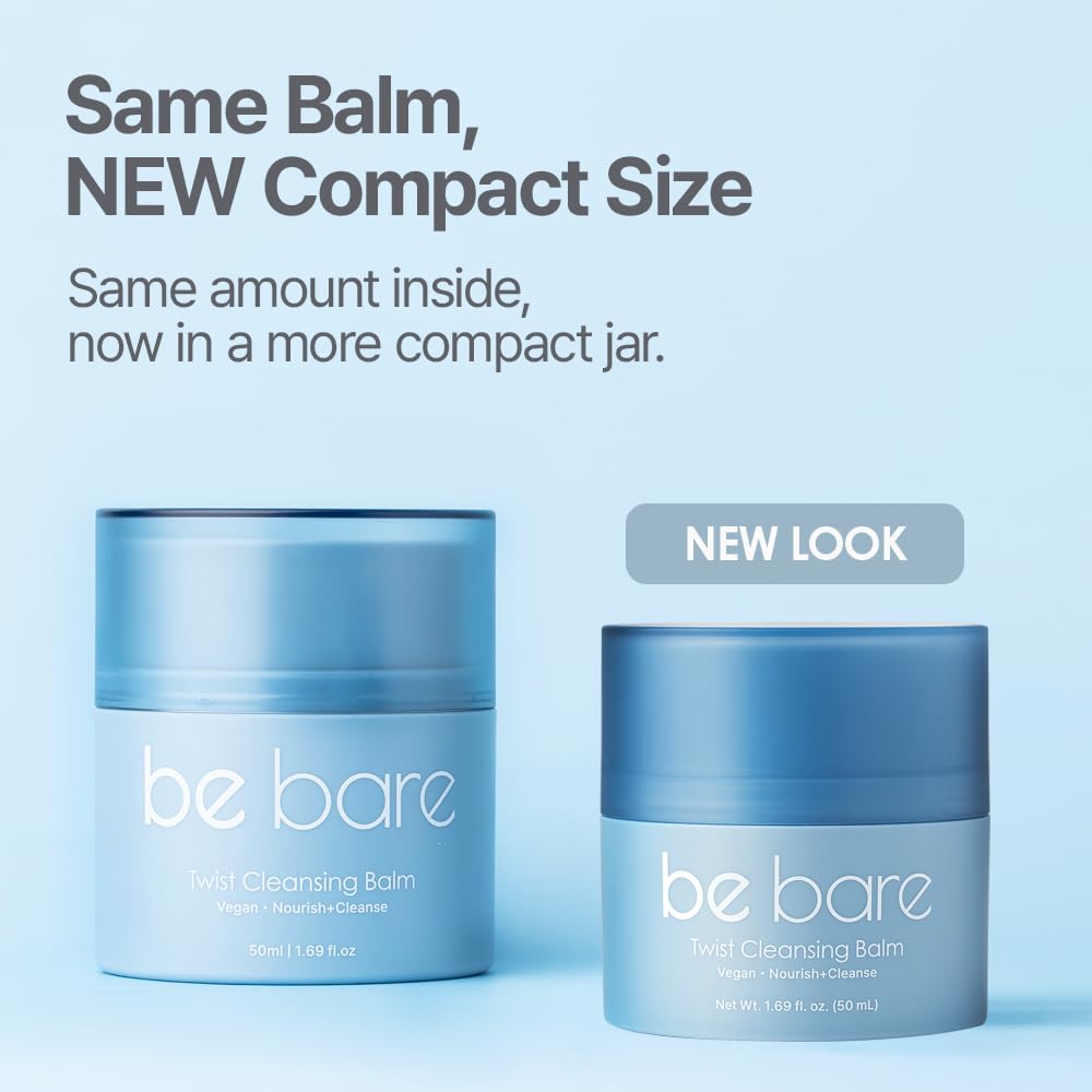 Naisture Bebare Twist Cleansing Balm showing texture on hand