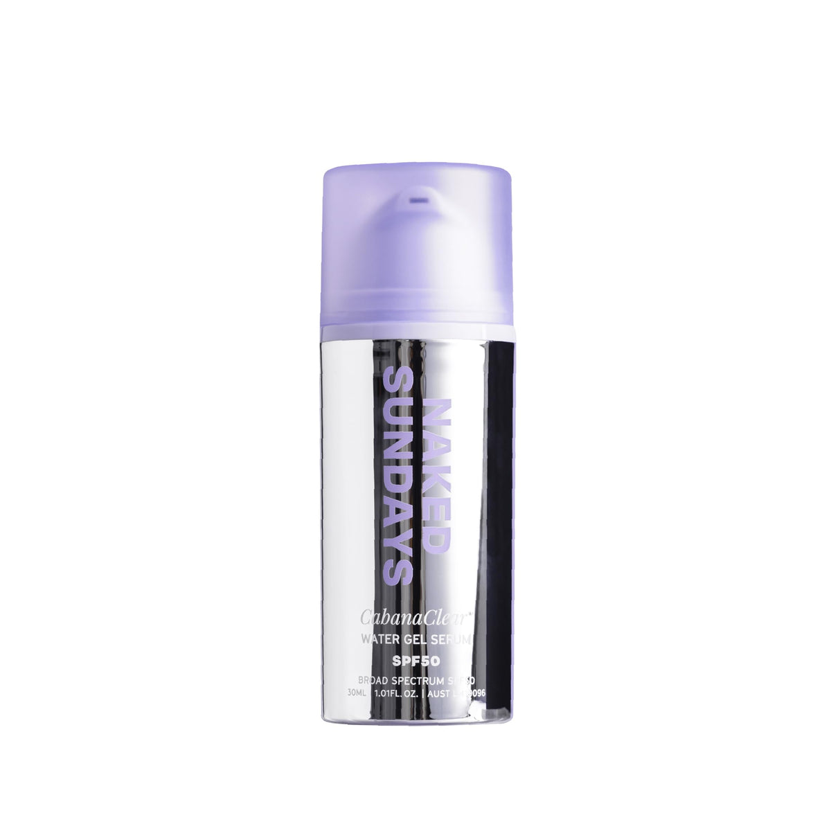 Naked Sundays CabanaClear SPF 50 Face Sunscreen Serum 30ml front view