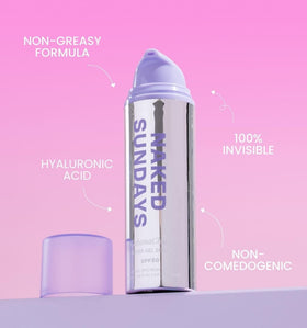Naked Sundays CabanaClear SPF 50 Face Sunscreen Serum 50ml packaging