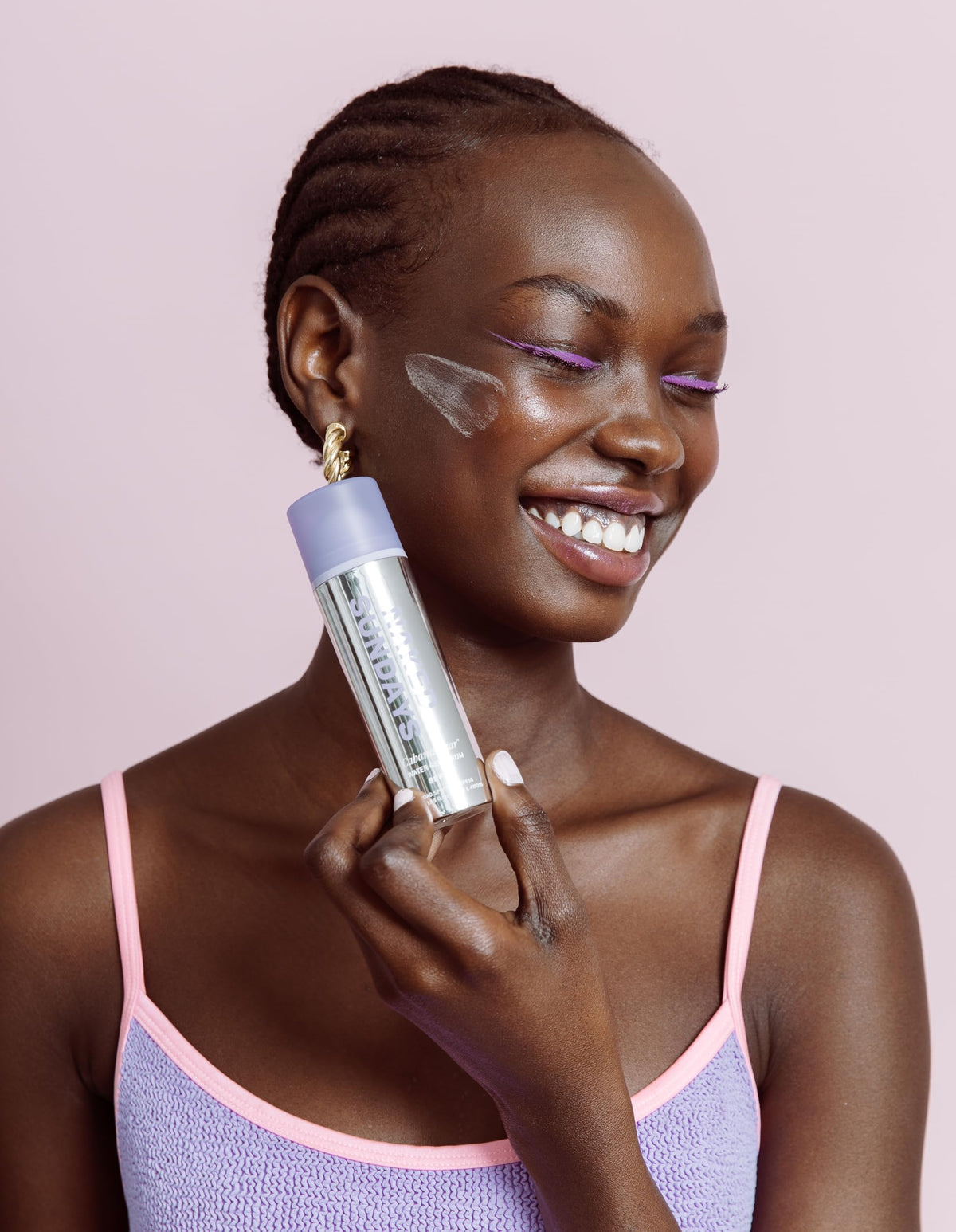 Naked Sundays CabanaClear SPF 50 Face Sunscreen Serum texture close-up