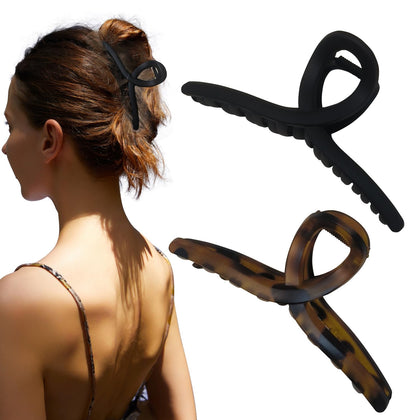 Nalodu 5 Inch Extra Large Claw Clips front view in matte finish
