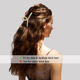 Nalodu Hair Claw Clips set of four assorted colours