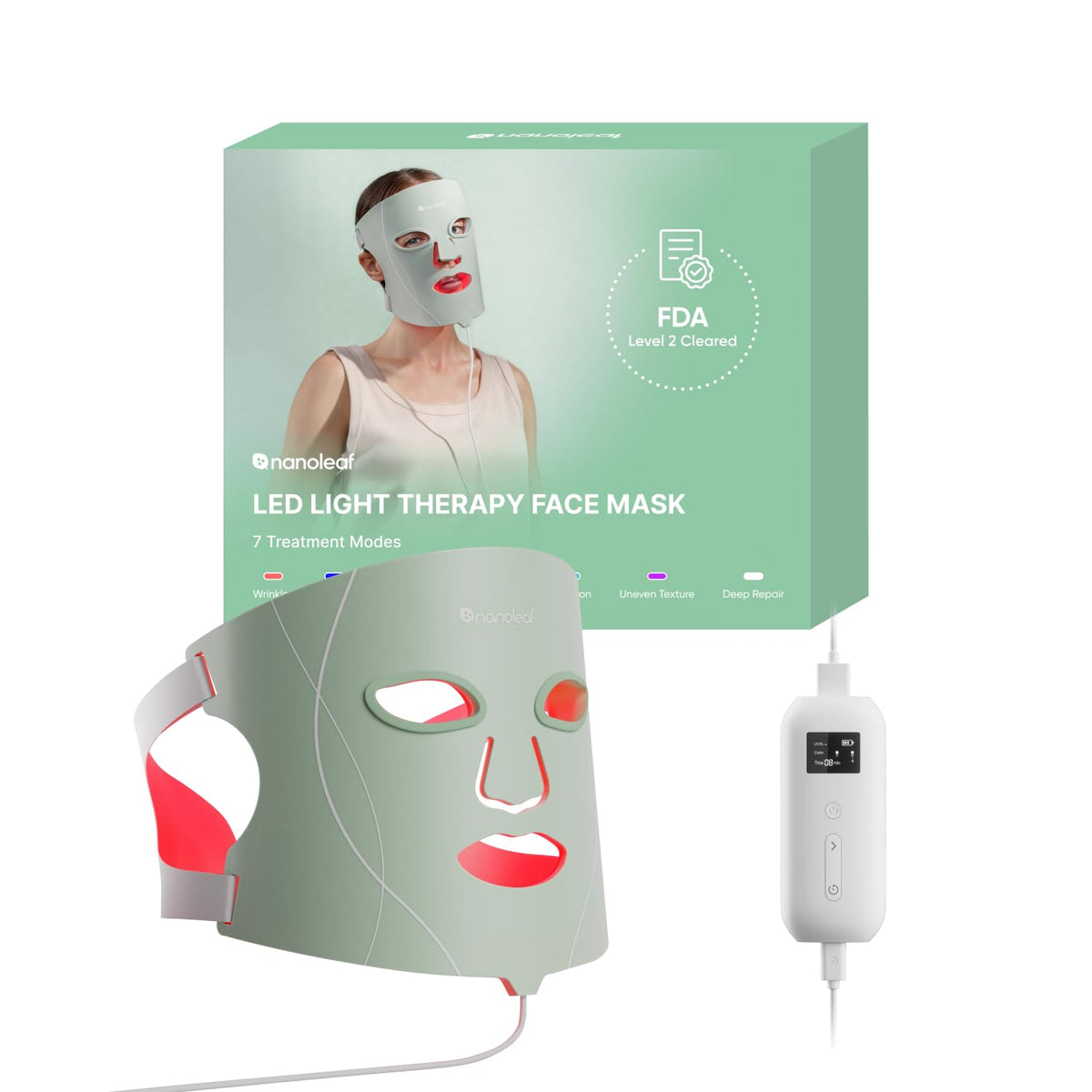 Nanoleaf LED Light Therapy Face Mask front view